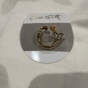 Maui Clothing Company Gold & Silver Butterfly Kapalua brooch and glasses hanger